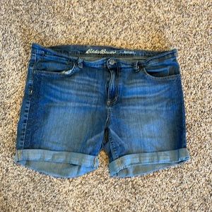Eddie Bauer Embroidered Jean Shorts